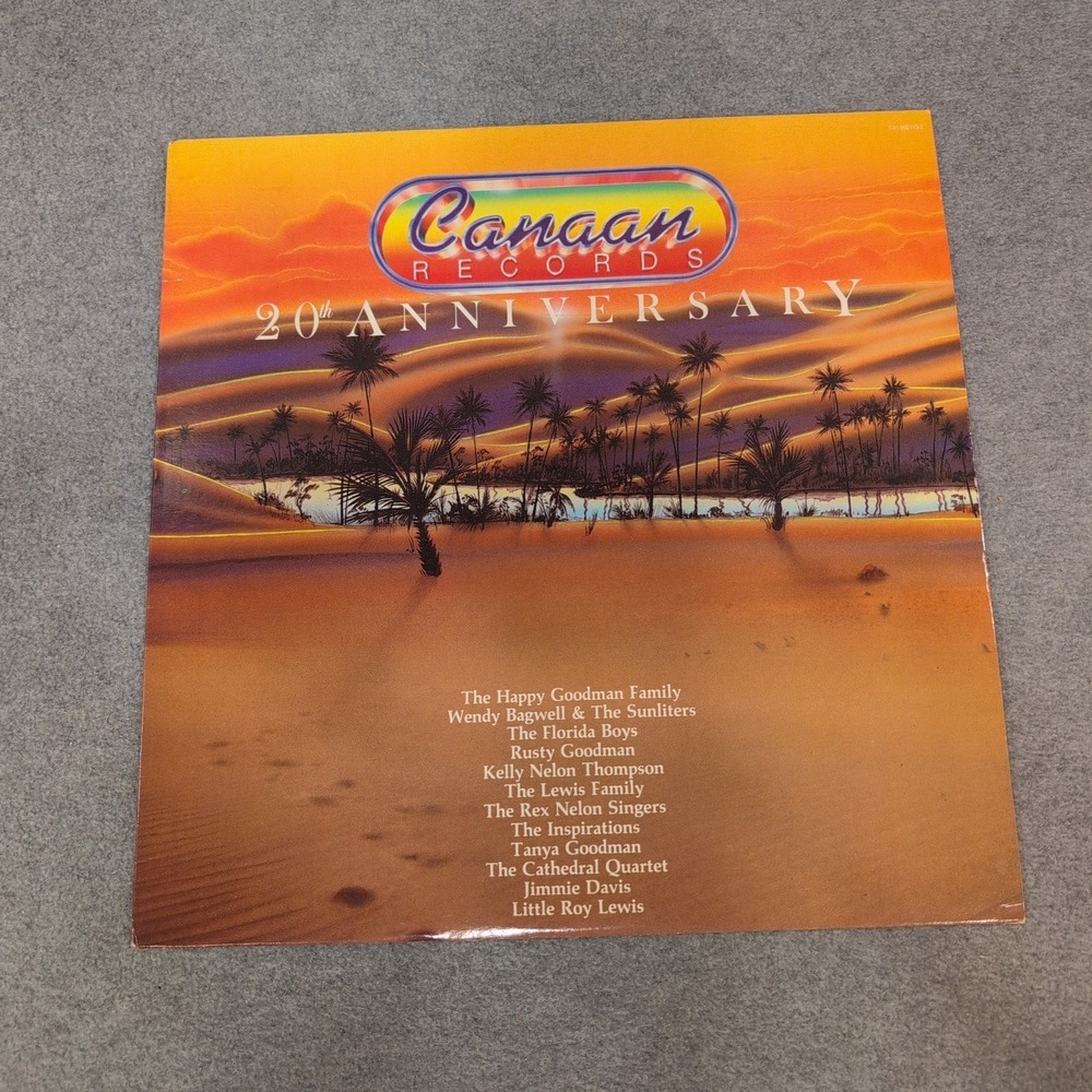 Canaan Records 20th Anniversary Various Artists Gospel Vinyl LP